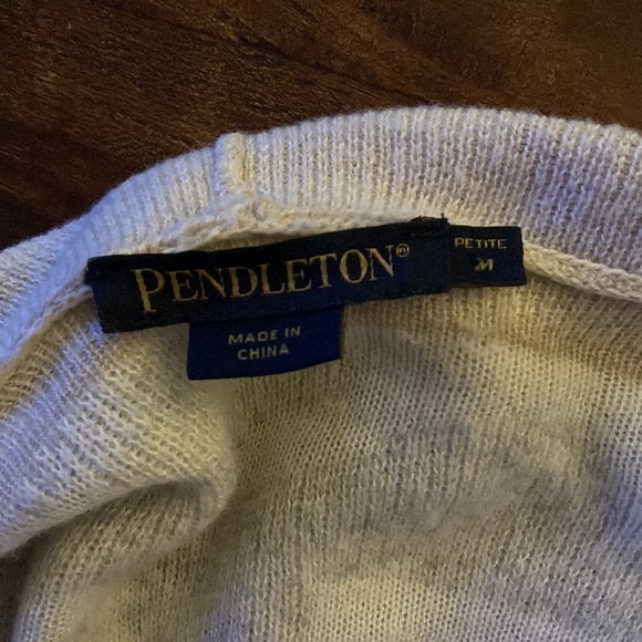 Pendleton featherweight Shawl/Wrap Sweater - Picture 5 of 5